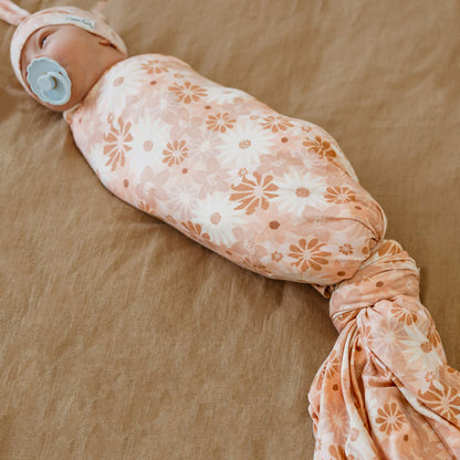 Knit Swaddle Blanket - Penny