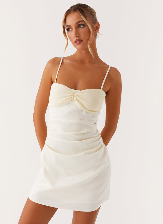 Last Summer Mini Dress - Ivory