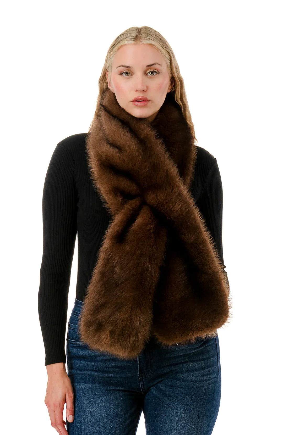 Large Faux Fur Scarf