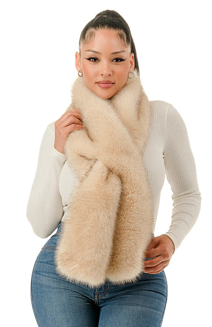 Large Faux Fur Scarf