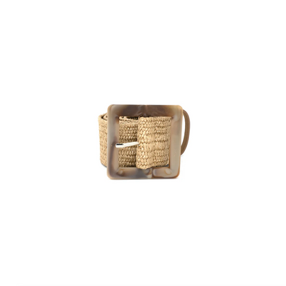 BC - Raffia Big Buckle Belt