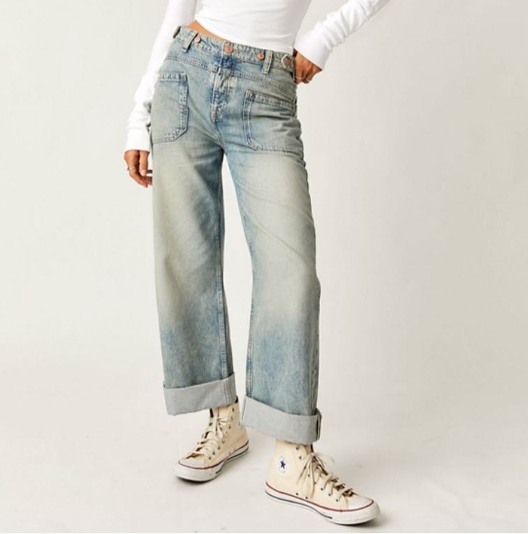 Free People Palmer Cuffed Jean