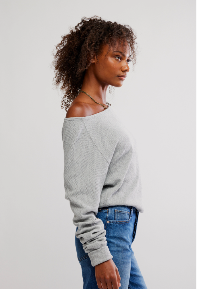 Free People Jess Long Sleeve Top