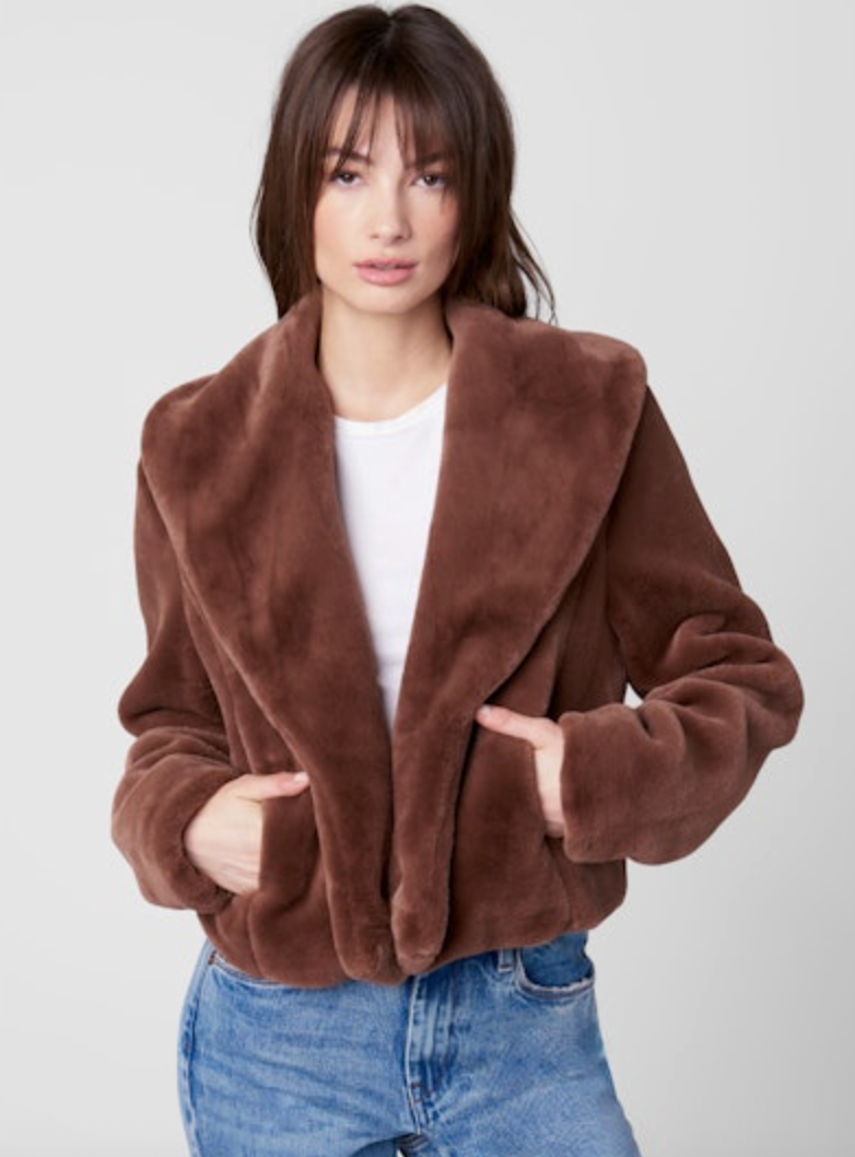Blank Faux Fur Jacket