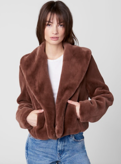 Blank Faux Fur Jacket
