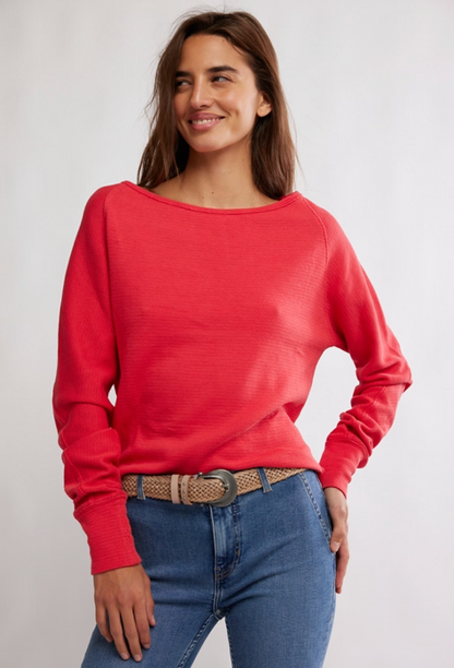 Free People Jess Long Sleeve Top
