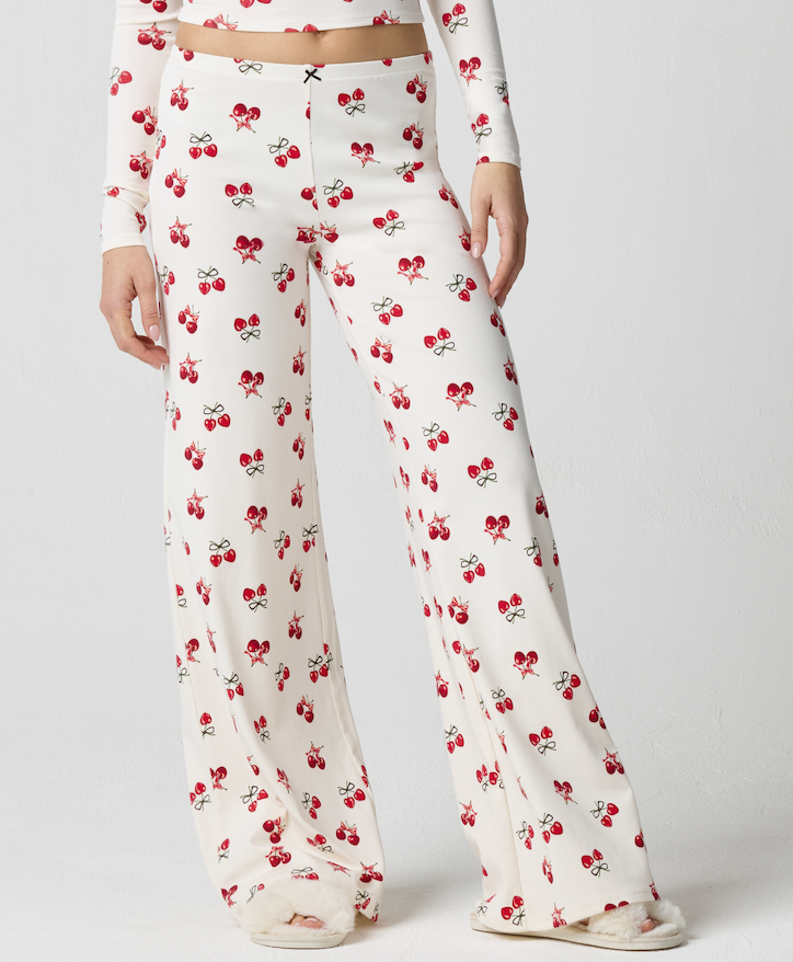 Florence By Mills Wide Leg Rib Pajama Pant