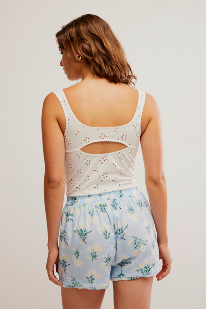 Free People Full Bloom Eyelet Cami