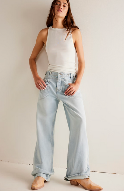 Free People Palmer Cuffed Jean
