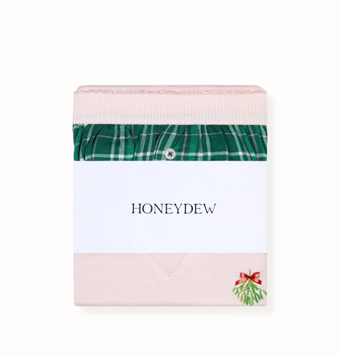 Honeydew Sweetheart Long Sleeve Shortie Set