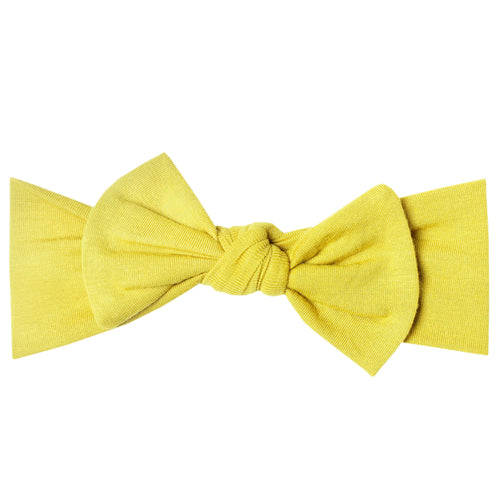 Knit Headband Bow - Squirt