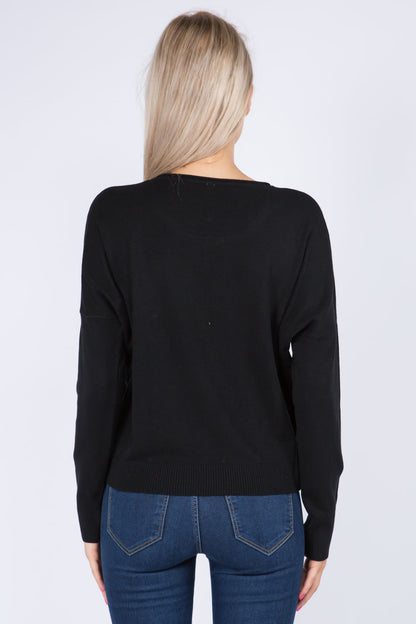 Eliza Front Seam Pullover