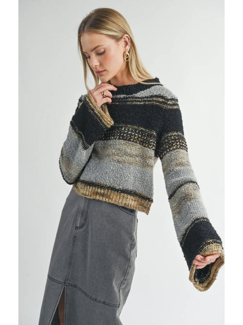 Millie Mixed Yarn Sweater