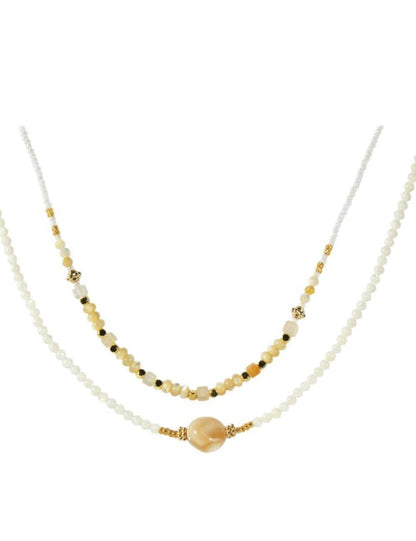 Bohemian Shell Colorful Beaded Choker Necklace
