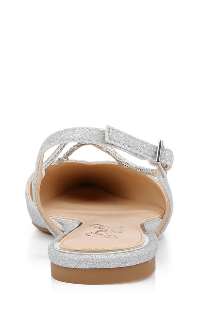 Silver | Alanna Ballet Flats
