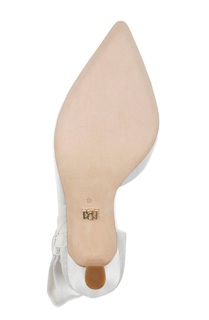 White | Alejandra Pointed Toe Pumps