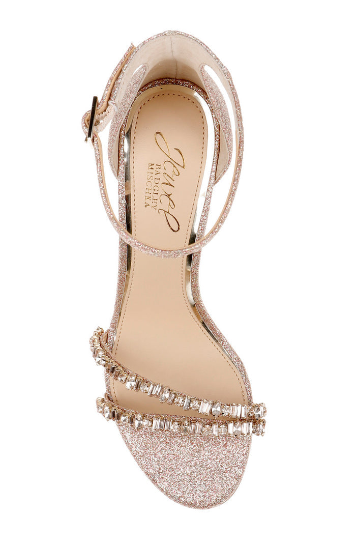 Rose Gold | Alia Jewel Embellished Sandals