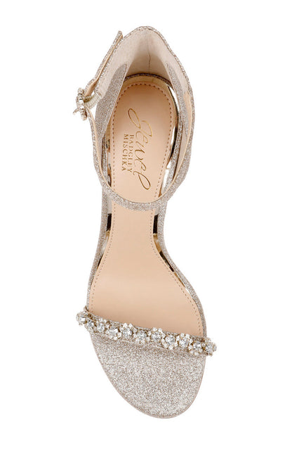 Light Gold | Alyssa Block Heel Sandals