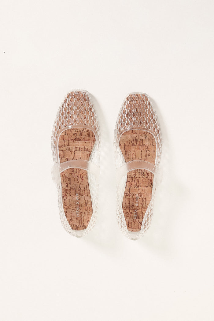 SHOES Anastasia Jelly Flat - Clear