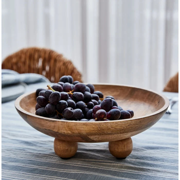 Angus round footed bowl
