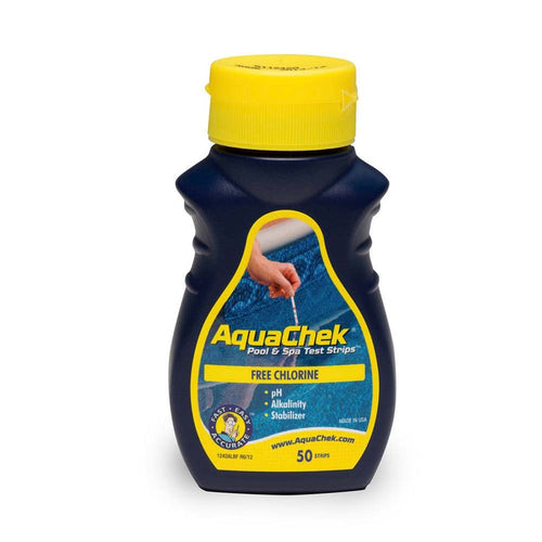 AquaChek 4 - in 1 Swimming Pool and Spa Chlorine Test Strips - Great Backyard Place
