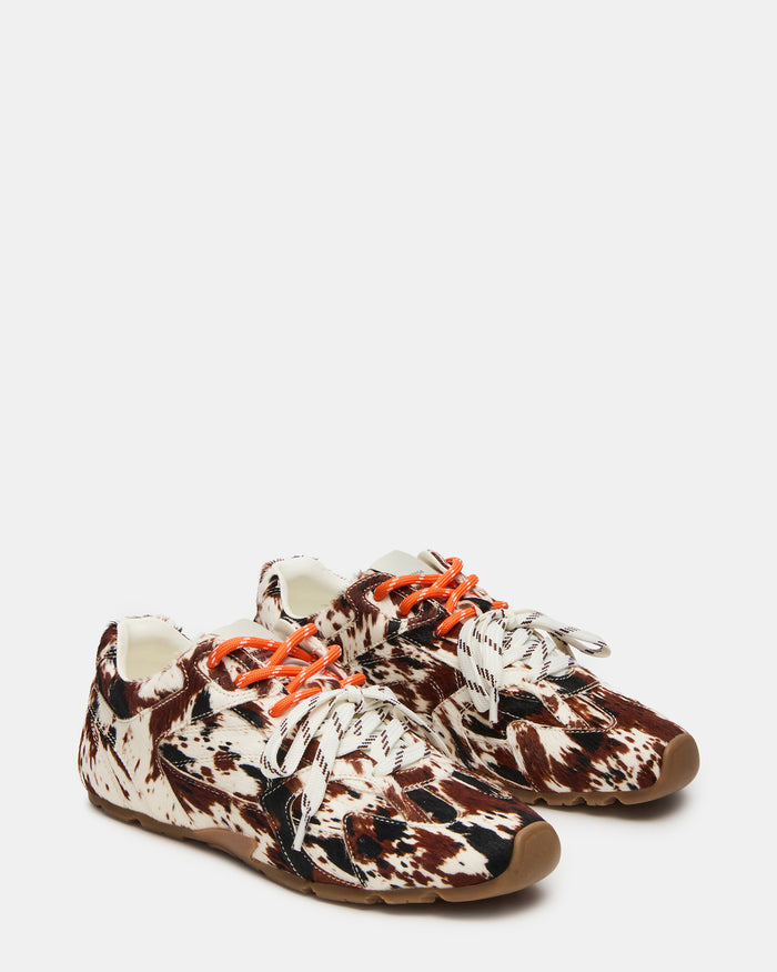 AZIEL BROWN COW PRINT