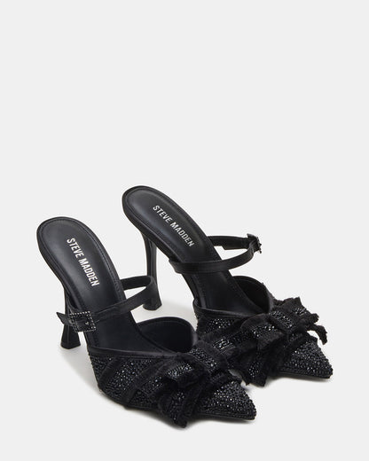 BAYLIN BLACK SATIN RHINESTONES