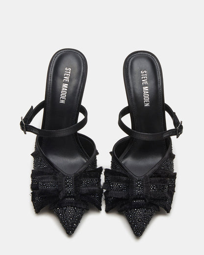 BAYLIN BLACK SATIN RHINESTONES
