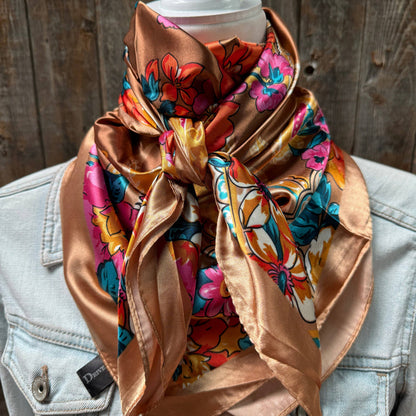 Big Floral Wild Rag/Scarf