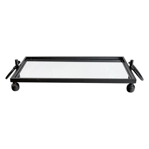 Black Iron Rectangle Tray Small