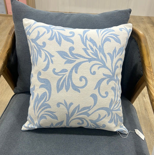 Blue Floral Cushion