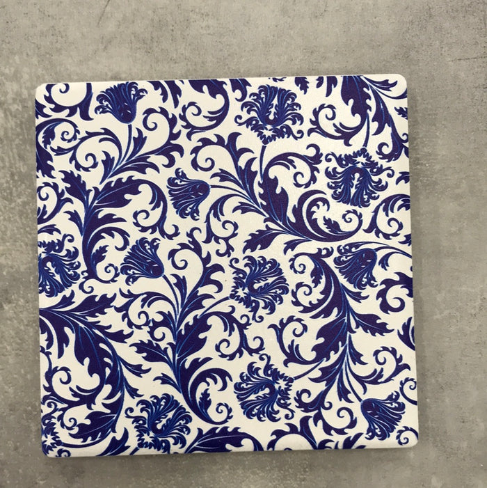 Blue Folk Coasters