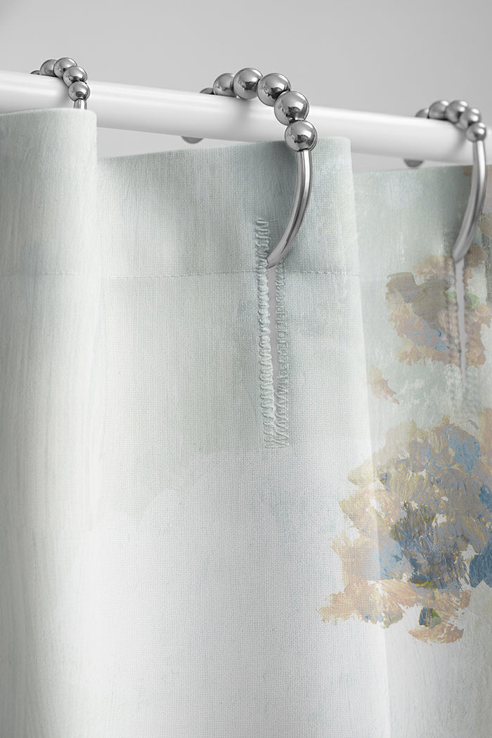 Blue Path Home Shower Curtain