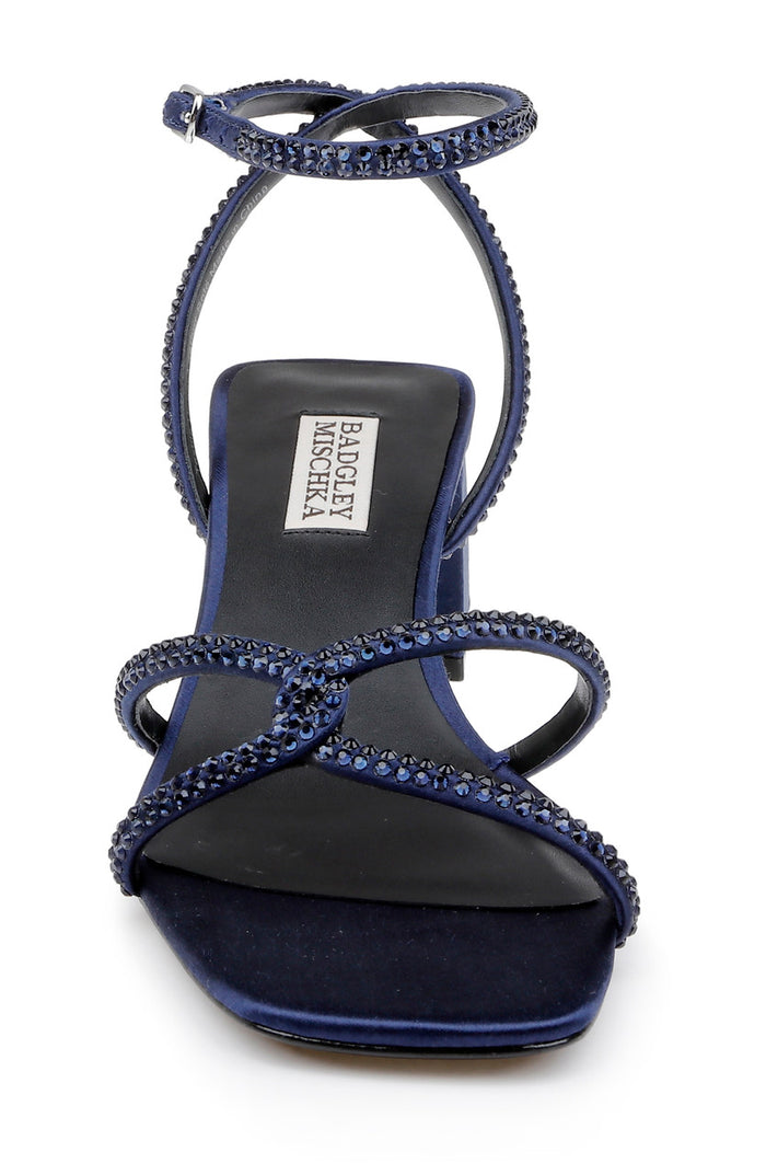 Midnight | Brisa Low Block Heeled Sandal