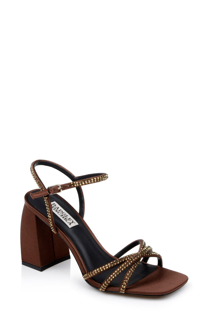 Chocolate | Brixley Block Heeled Sandal