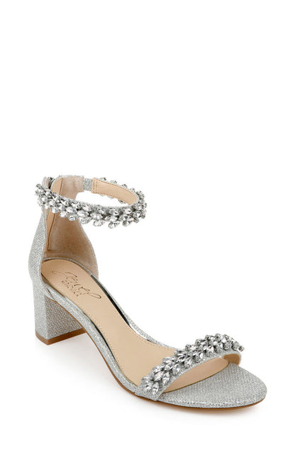 Silver | Bronwen Embellished Evening Shoe