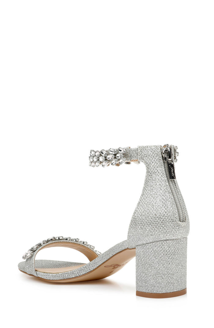 Silver | Bronwen Embellished Evening Shoe