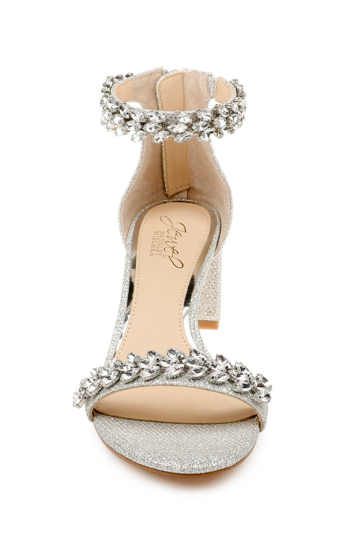 Silver | Bronwen Embellished Evening Shoe