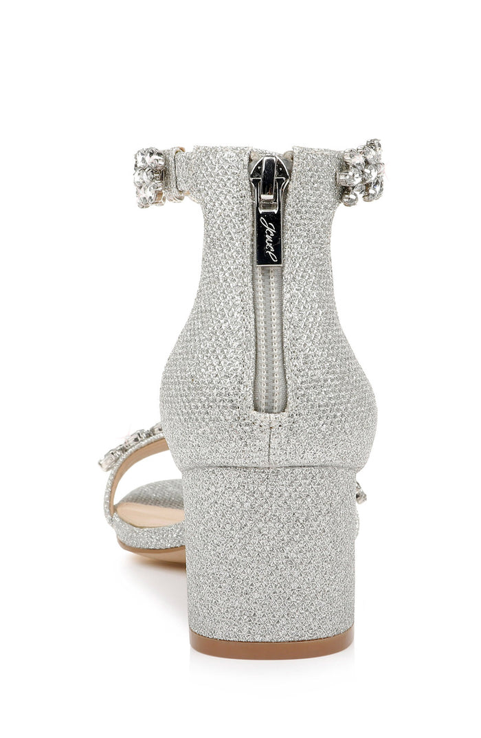 Silver | Bronwen Embellished Evening Shoe