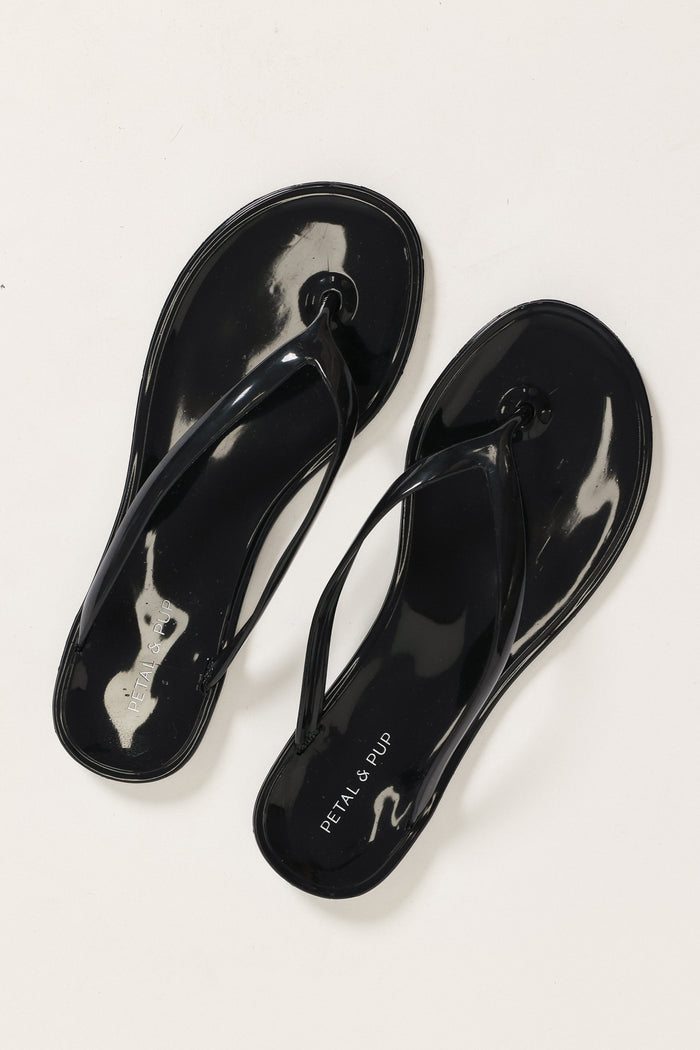 SHOES Brooklyn Jelly Sandal - Black