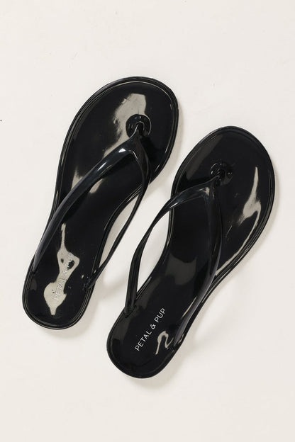 SHOES Brooklyn Jelly Sandal - Black