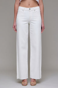 Hidden Logan Mid Rise White Jean