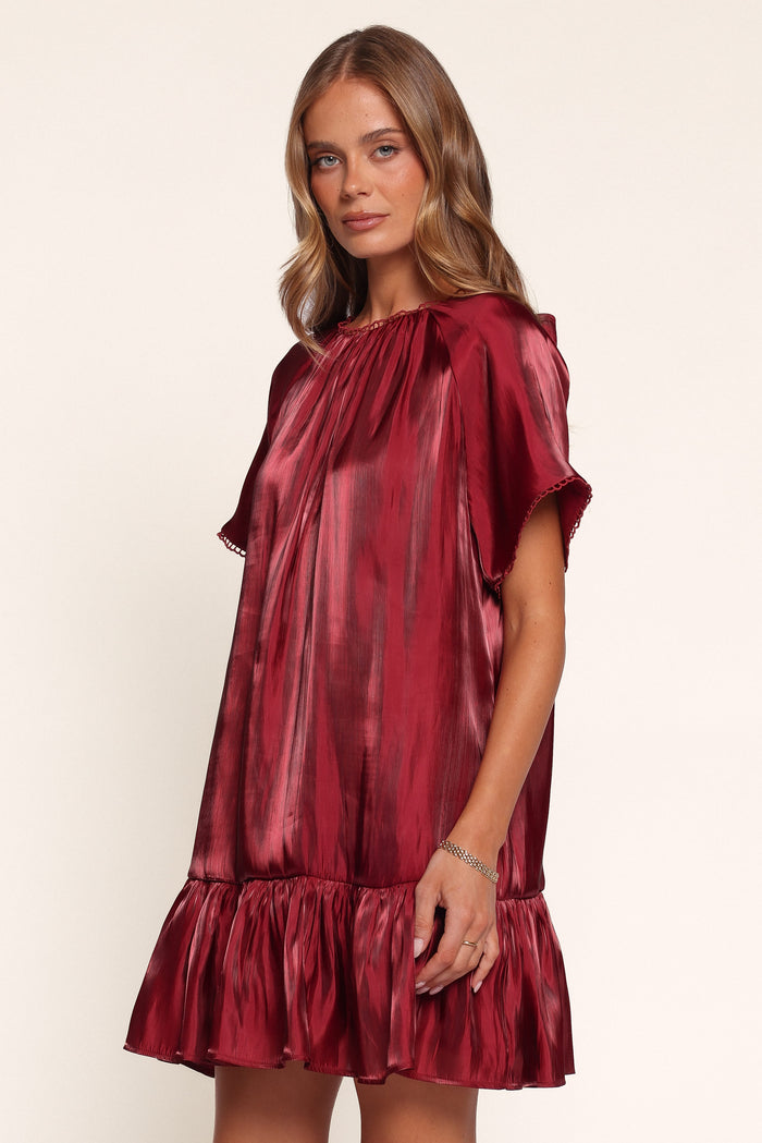 DRESSES Caden Mini Dress - Burgundy