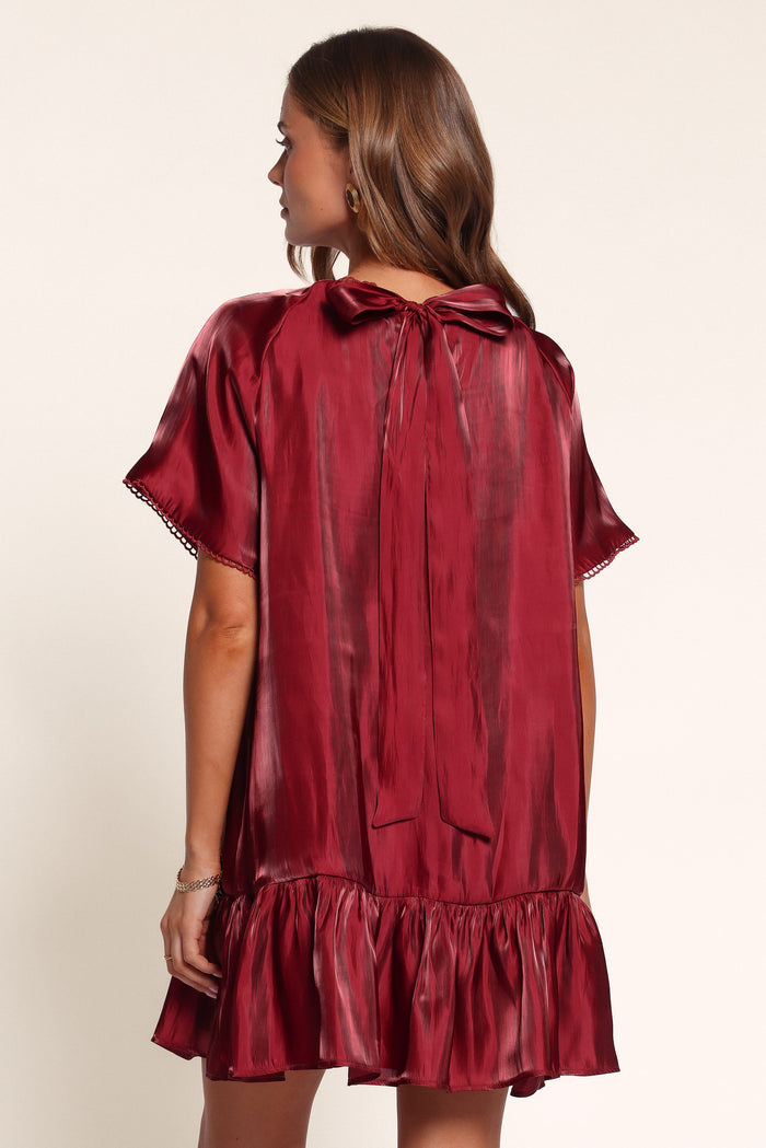 DRESSES Caden Mini Dress - Burgundy