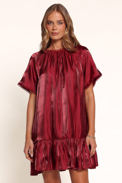 DRESSES Caden Mini Dress - Burgundy