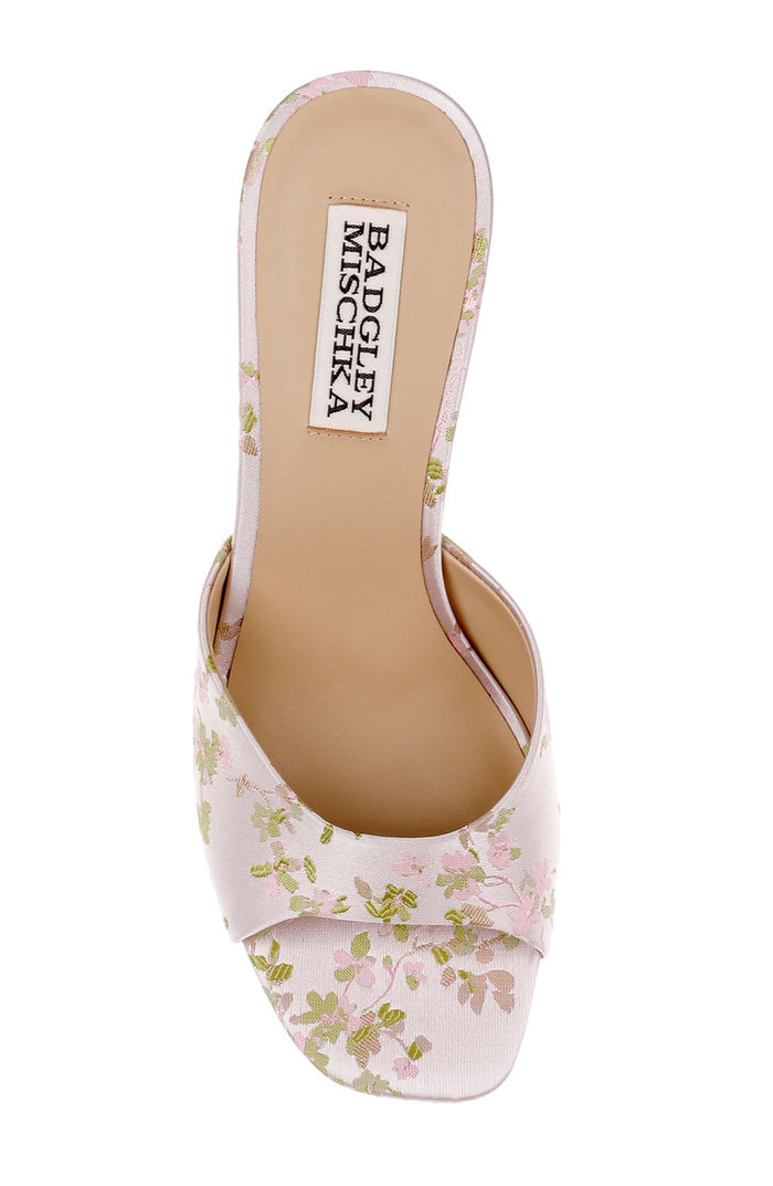Light Pink | Cadence Block Heel Slide Top