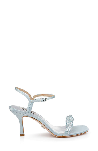 Mist Blue | Caitlyn Stiletto Heel with Pearled Vamp