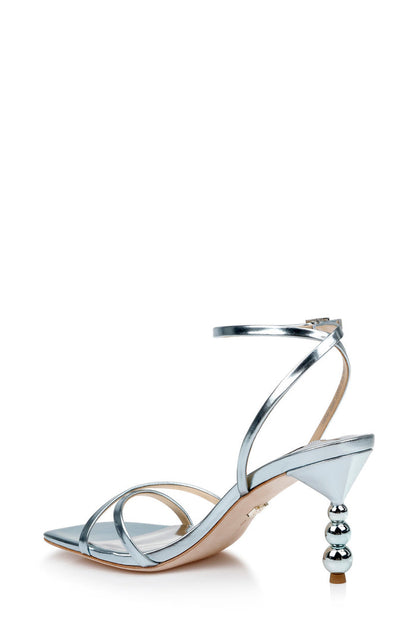 Soft Mint | Callie Beaded Heel Sandal