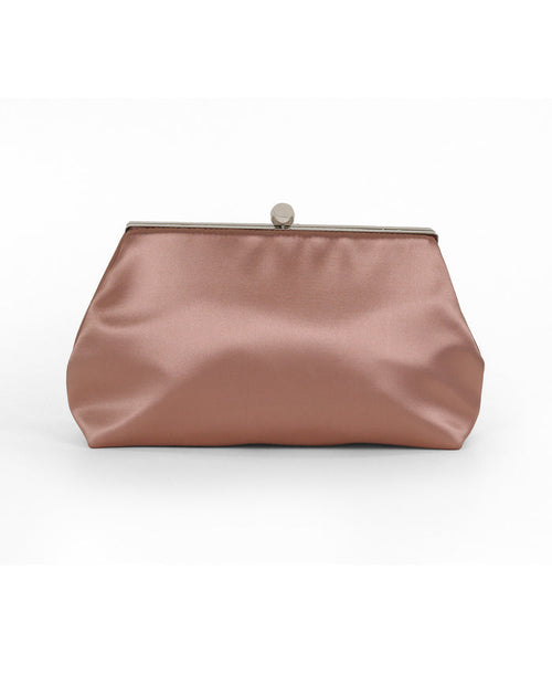 English Rose | Camilla Classic Framed Satin Pouch Front