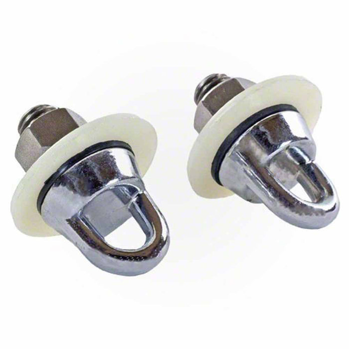 Chrome Plated Wall Anchor Set - Great Backyard Place